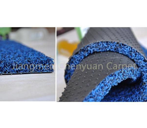定制尺寸PVC钉底脚垫/PVC卷垫混合颜色地毯