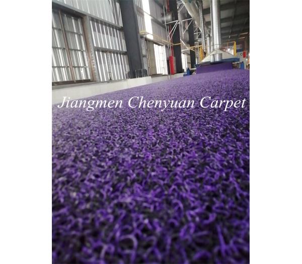 Good quality double color pvc plastic coil car mat roll carpet sheet