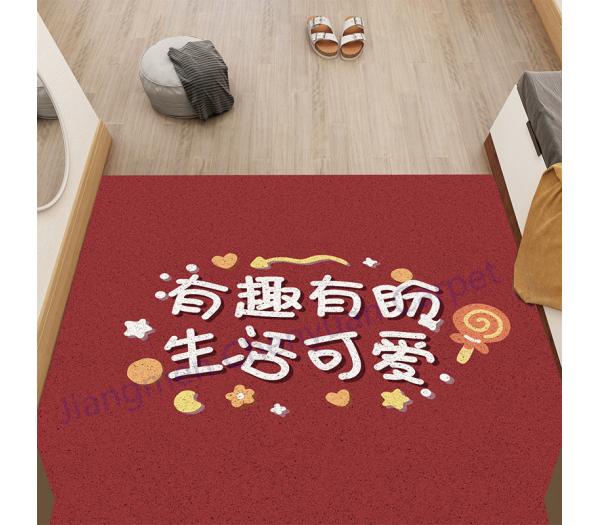 Carpets Custom Logo Printed Elevator Floor Roll Easy Clean Mat PVC Coil Door Mat